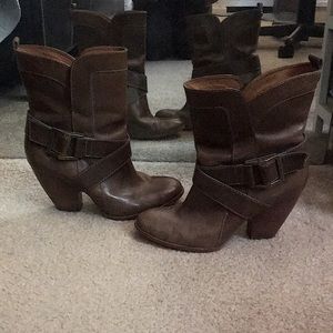 SOLD Frye Andrea Mid Leather Boot